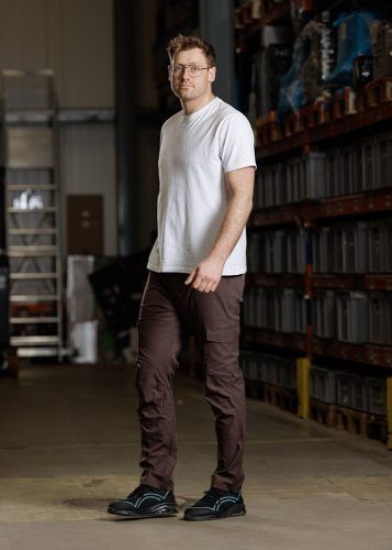 Munkásnadrág, Mix&Match, sztreccs anyag, 135g/m2, barna, XXL