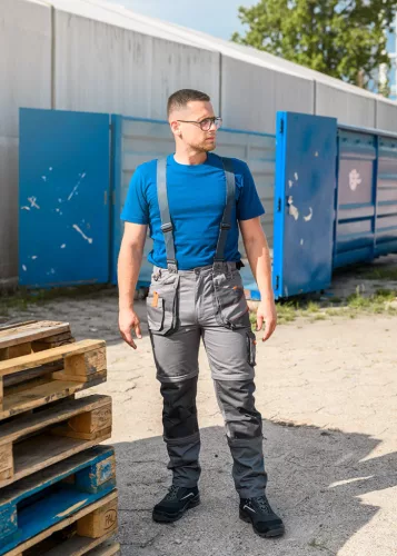 Kantáros munkanadrág 6 az 1-ben, 100% pamut, M