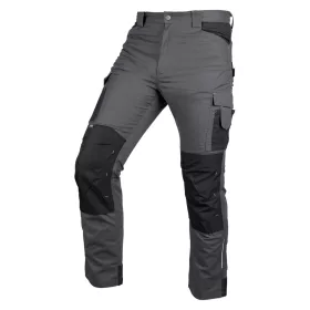   Munkásnadrág Mix&Match Canvas, 280g/m2, külső zsebek, Cordura részek, fényvisszav. betétek, szürke-fekete, L