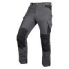 Munkásnadrág Mix&Match Canvas, 280g/m2, külső zsebek, Cordura részek, fényvisszav. betétek, szürke-fekete, XXXL