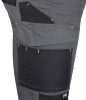 Munkásnadrág Mix&Match Canvas, 280g/m2, külső zsebek, Cordura részek, fényvisszav. betétek, szürke-fekete, XXXL