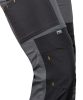 Munkásnadrág Mix&Match Canvas, 280g/m2, külső zsebek, Cordura részek, fényvisszav. betétek, szürke-fekete, XXXL