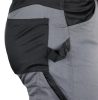 Munkásnadrág Mix&Match, 240g/m2, külső zsebek, profilozott térdbetétek, fényvisszav. betétek, szürke-fekete, XL