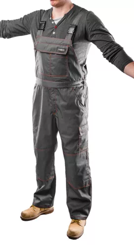 Kantáros Munkanadrág, BASIC, XL/56, 35% pamut, 65% polyester, 245 g/m2,térdprotektor zseb