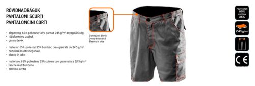 Rövid munkanadrág BASIC, M/50