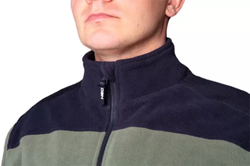 Polár munkadzseki olíva, 100% poliészter, 300g/m2,XXL