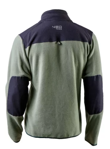Polár munkadzseki olíva, 100% poliészter, 300g/m2,XXL