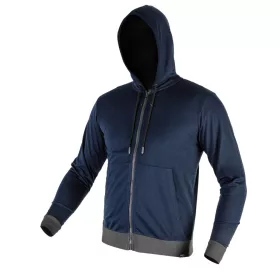   Pulóver kapucnival comfort, sötétkék, 60% poliészter 40% műselyem, m