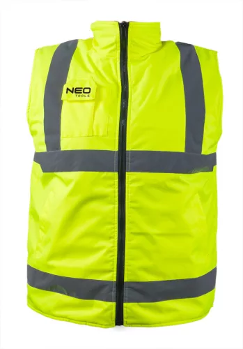Mellény, fényvisszaverő, kétoldalas,XL