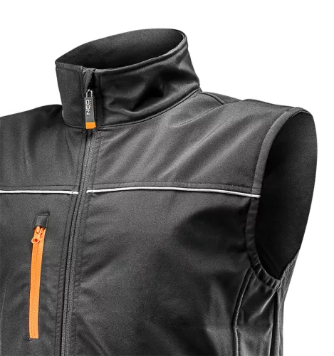 Softshell melegítő munkamellény, softshell,XXXL