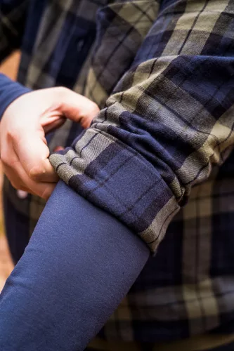 Flanel ing, kék-oliva-fekete, 100% pamut,XXL