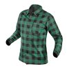 Flanel ing, zöld-fekete, 100% pamut, XL