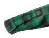 Flanel ing, zöld-fekete, 100% pamut, XL