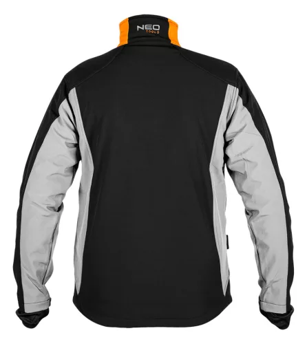 Softshell, Víz- és szélálló Munkadzseki,XL/56 Vízálló(5000mm), szellőztető szelepek(3000mpv)