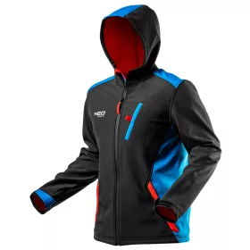   Softshell, Víz- és szélálló Munkadzseki, HD+, vízállóság:5000, Lélegző:3000, L