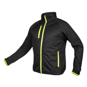 Softshell munkavédelmi kabát, fekete-sárga, S
