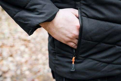 Munkakabát, téli kivitel, Fekete, S