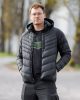 Téli munkavédelmi kabát, Mix&Match, steppelt-szigetelt anyag, könnyű, fekete, XL