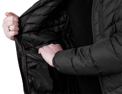 Téli munkavédelmi kabát, Mix&Match, steppelt-szigetelt anyag, könnyű, fekete, XXXL