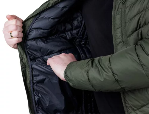 Téli munkavédelmi kabát, Mix&Match, steppelt-szigetelt anyag, könnyű, zöld-fekete, XXL
