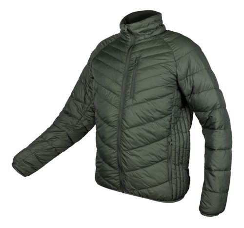 Téli munkavédelmi kabát, Mix&Match, steppelt-szigetelt anyag, könnyű, zöld-fekete, XXXL