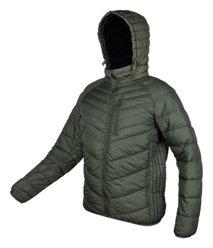 Téli munkavédelmi kabát, Mix&Match, steppelt-szigetelt anyag, könnyű, zöld-fekete, XXXL