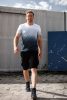 Póló, kék árnyékmintás, 100% pamut, 180g/m2,XXXL