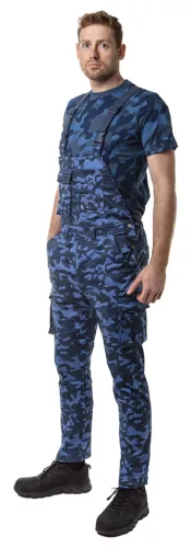 Póló, tengerészkék terepmintás, Camo, Navy 100% pamut,XXXL