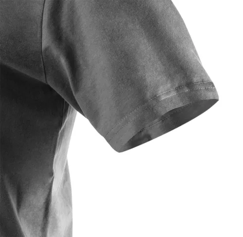 Póló feliratos, szürke, 100% pamut, 180g/m2, S