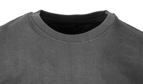 Póló feliratos, szürke, 100% pamut, 180g/m2, XXXL
