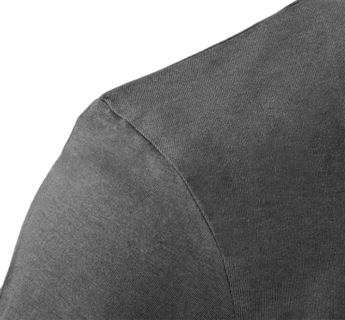 Póló feliratos, szürke, 100% pamut, 180g/m2, XXXL
