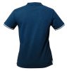 Póló, galléros, kék, 100% pamut, 200g/m2,XXL