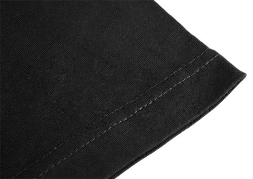 Póló, fekete, 100% pamut,XL