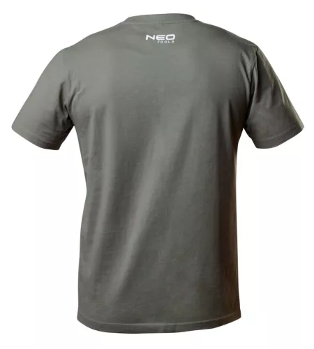 Póló feliratos, olíva, 100% pamut, 180g/m2,XL