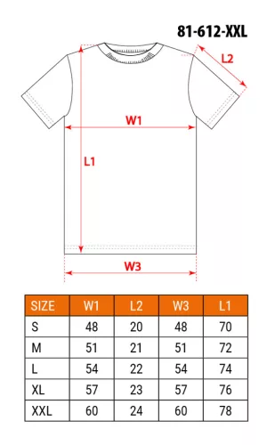 Póló feliratos, olíva, 100% pamut, 180g/m2,XXL