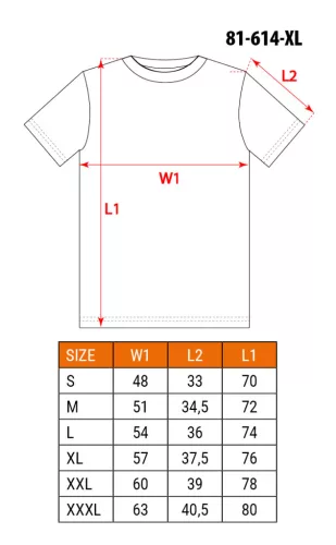 Prémium sport póló, 92% Poliészter + 8% Spandex, 220 g/m2,XL