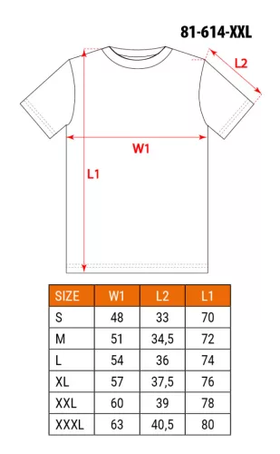 Prémium sport póló, 92% Poliészter + 8% Spandex, 220 g/m2,XXL