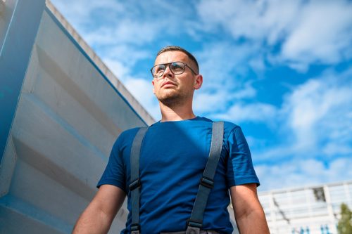 Póló, HD+, kék, 100% pamut,XXL