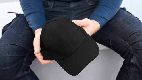 Baseball munkasapka, fekete