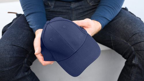 Munkasapka, basic, tengerészkék