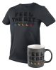 Póló, FEEL THE BIT, 100% pamut, 180g/m2, M