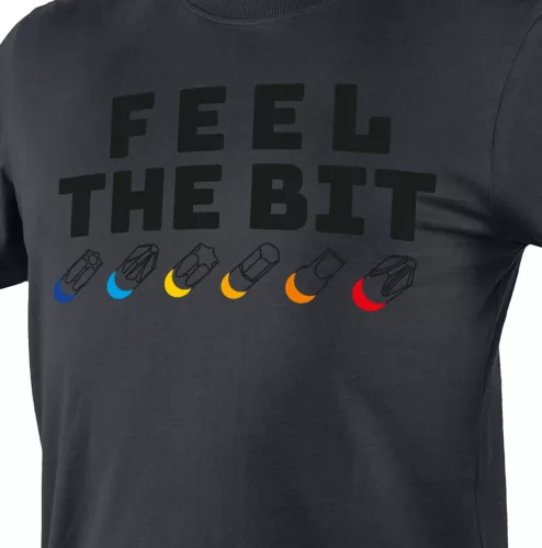 Póló, FEEL THE BIT, 100% pamut, 180g/m2, XL