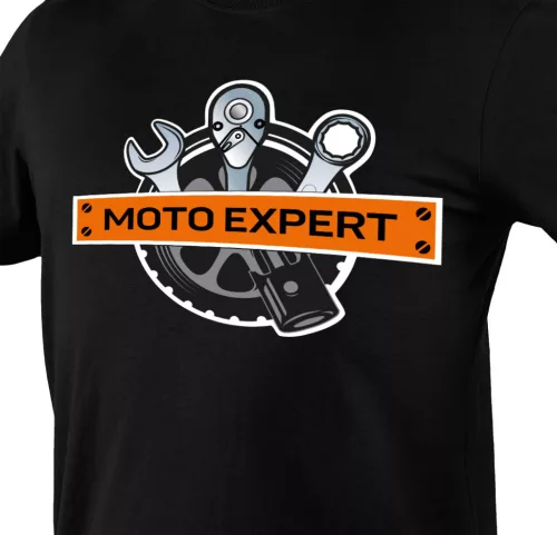 Póló, MOTO EXPERT, 100% pamut, 180g/m2, M