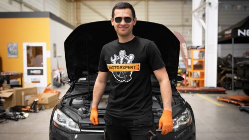 Póló, MOTO EXPERT, 100% pamut, 180g/m2, XL