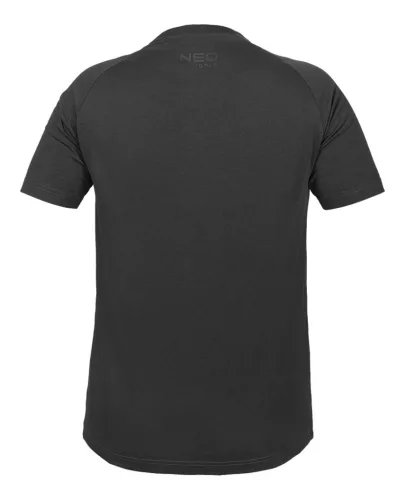 Munkavédelmi póló, OUTDOOR, hegyek, fekete, 100% pamut, 180g/m2, XL