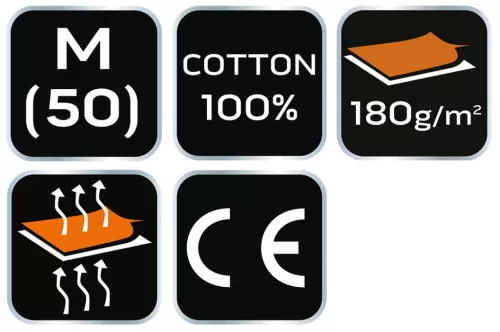 Póló, zöld, 100% pamut, 180g/m2, M