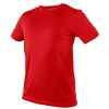 Póló, piros, 100% pamut, 180g/m2, L