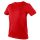 Póló, piros, 100% pamut, 180g/m2, L