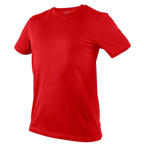 Póló, piros, 100% pamut, 180g/m2, L