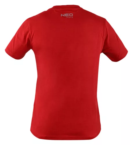 Póló, piros, 100% pamut, 180g/m2, M